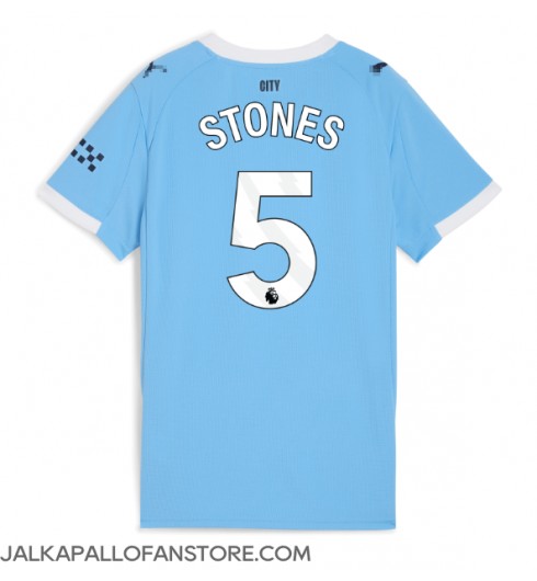 Manchester City John Stones #5 Kotipaita Naisten 2025-26 Lyhythihainen Manchester City John Stones #5 Kotipaita Naisten 2025-26 Lyhythihainen